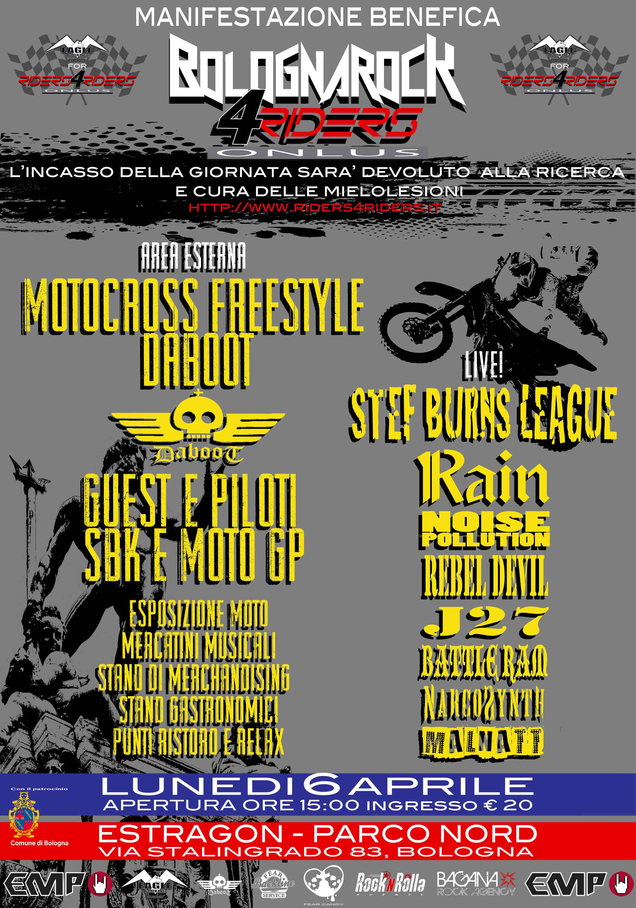 nBologna Rock 4 Riders promo web