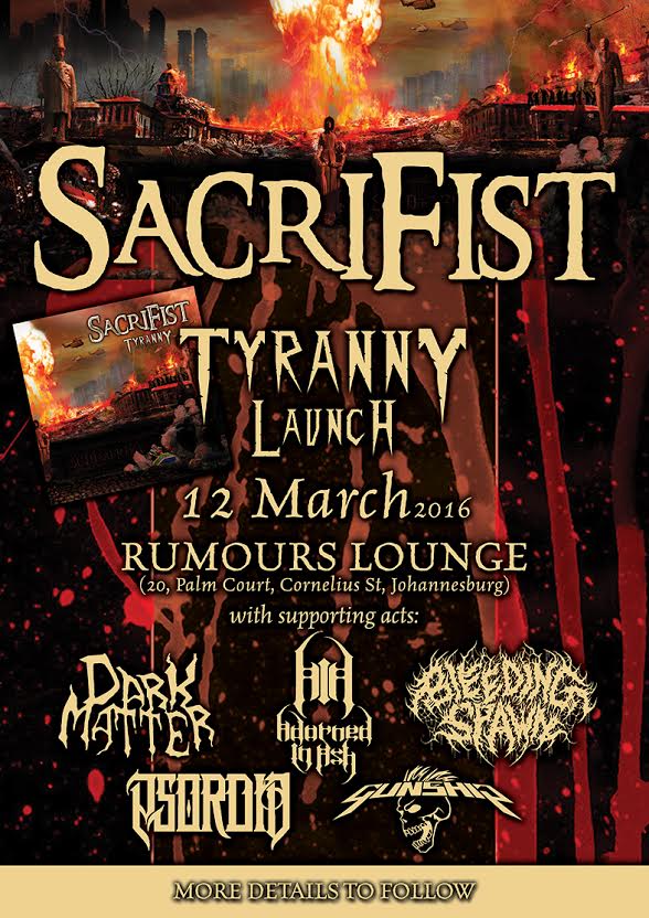 nSacriFist new cd launch