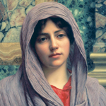 Lycinna, by John William Godward