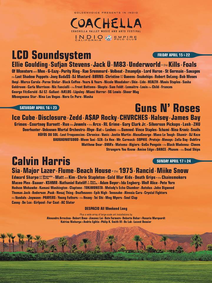 Locandina del Coachella Festival
