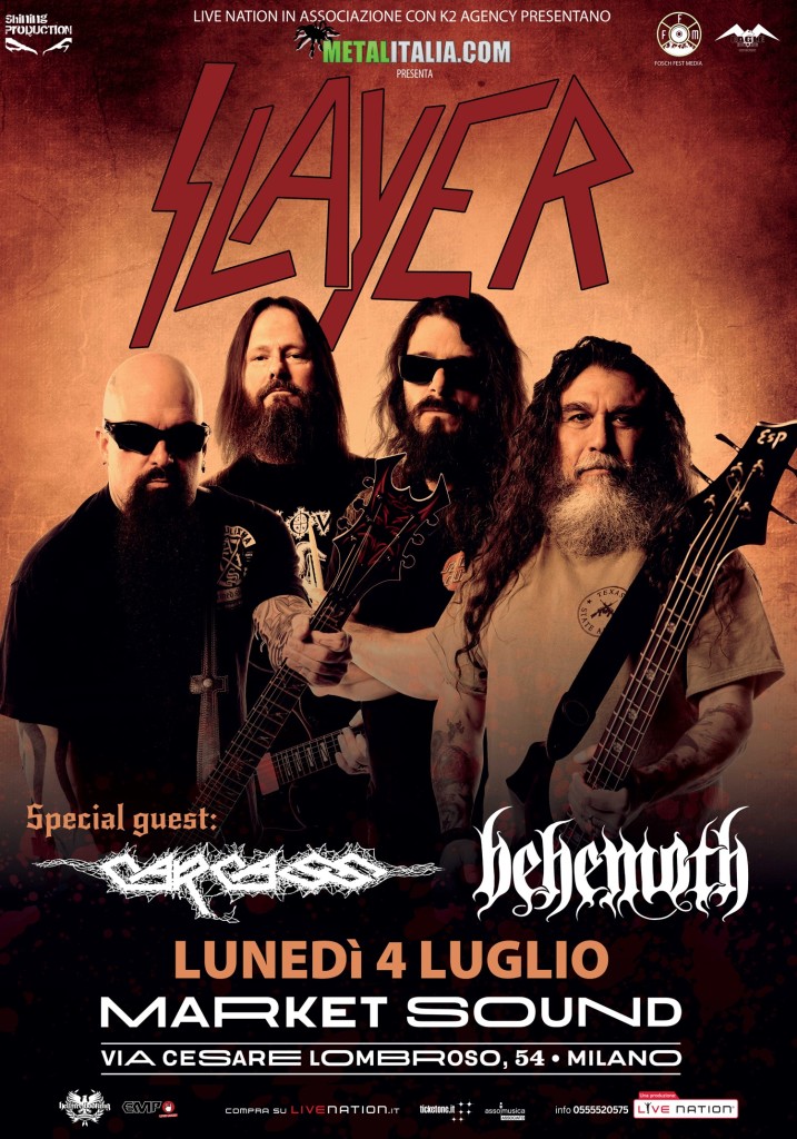 nslayer carcass behem milano 2016 promo web