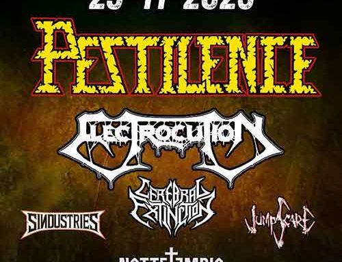PESTILENCE, le band di supporto per la data di Modena
