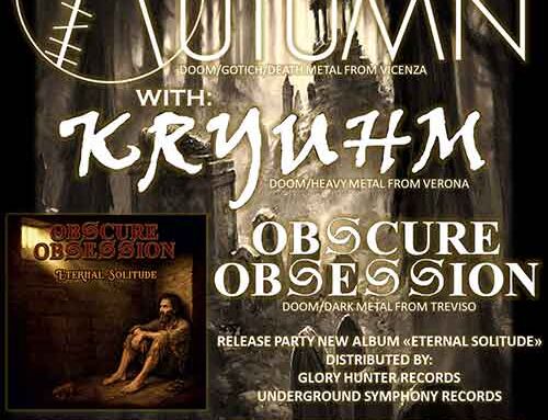 OBSCURE OBSESSION, il release party per “Eternal Solitude” al Dada Club in provincia di Treviso