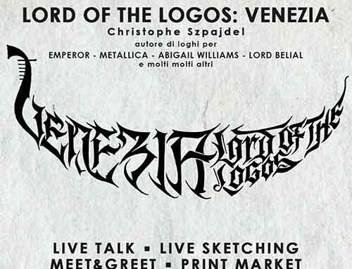 LORD OF THE LOGOS: VENEZIA, incontro con Christophe Szpajdel, il creatore del logo Emperor e di tanti altri