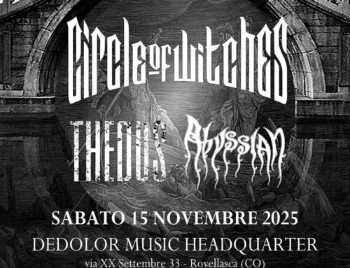 CIRCLE OF WITCHES, Thedus & Abyssian @ Dedolor Music Headquarter 15.11.2025, un tempio di acciaio e incenso doom!