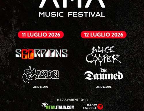 AMA MUSIC FESTIVAL 2025, Scorpions, Alice Cooper e Saxon!