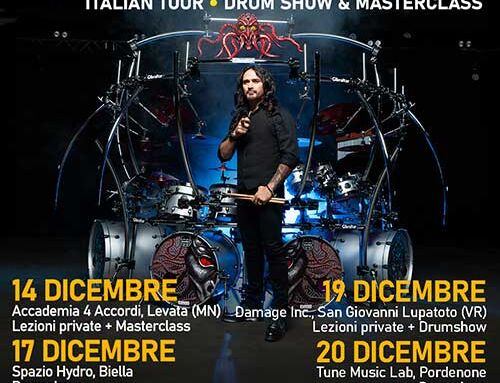 AQUILES PRIESTER, il batterista terrà sei eventi in Italia a dicembre