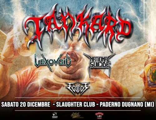 TANKARD, gli orari della data di Milano