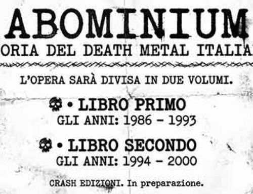 CRASH EDIZIONI, nuova casa editrice pronta al debutto con un testo sul death metal italiano