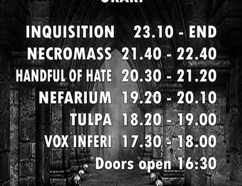 A DAY OF DARKENSS III, gli orari dell’evento del 17 gennaio