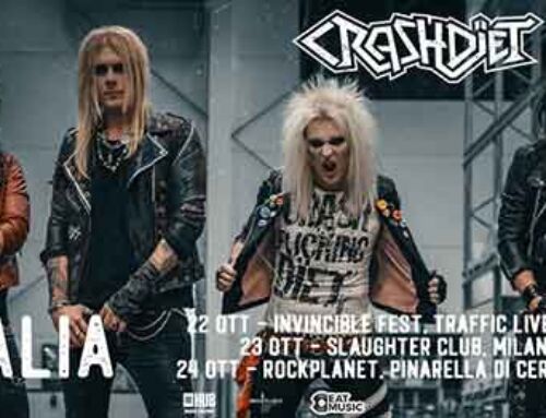 CRASHDÏET, tre concerti in Italia in ottobre