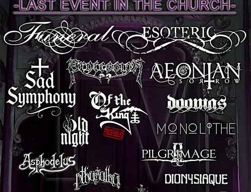 CHURCH OF CROW DOOM FESTIVAL, due giorni di doom metal nella Chiesa Sconsacrata di Pinerolo (TO)
