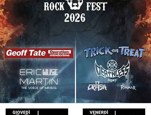 BORDERLINE ROCK FEST, a Pisa con Geoff Tate, Eric Martin, Trick Or Treat e non solo