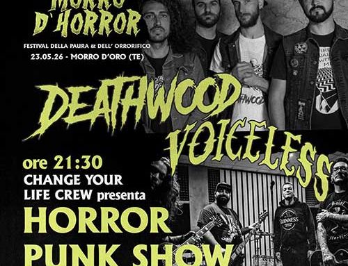VOICELESS e DEATHWOOD, tra horror e punk al Morro D’Horror! (23.5.2026)