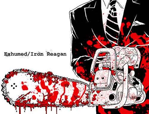 EXHUMED / IRON REAGAN – “Exhumed / Iron Reagan” (Split / Reissue)