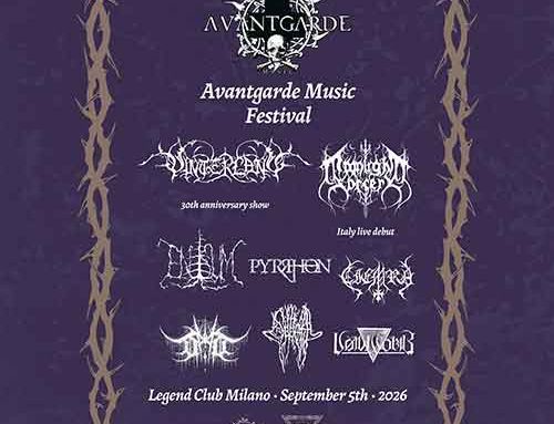 AVANTGARDE MUSIC FESTIVAL, aggiornamento sulla location in vista del 5 settembre