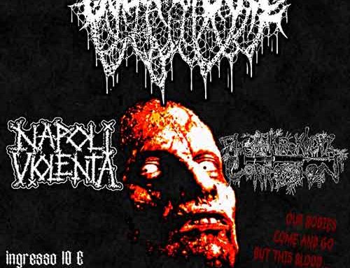 GOLEM OF GORE, a Salerno con Napoli Violenta e Flesh Krokodil Corrosion